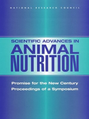 cover image of Scientific Advances in Animal Nutrition